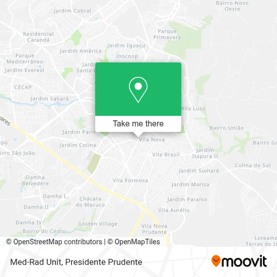 Med-Rad Unit map