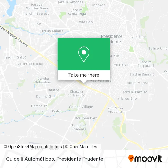 Guidelli Automáticos map