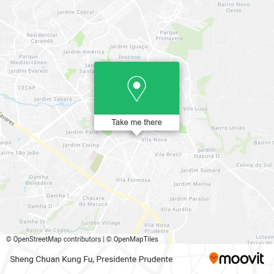 Sheng Chuan Kung Fu map