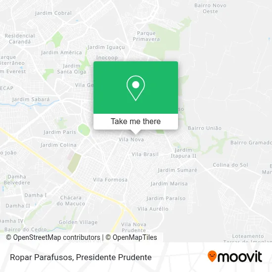 Ropar Parafusos map