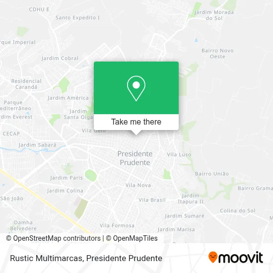 Rustic Multimarcas map