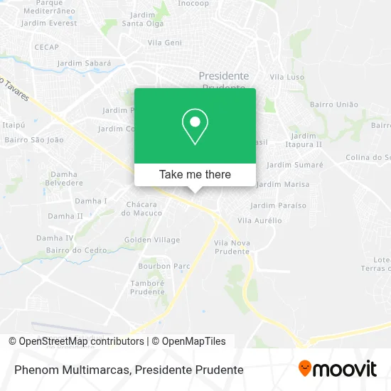 Phenom Multimarcas map