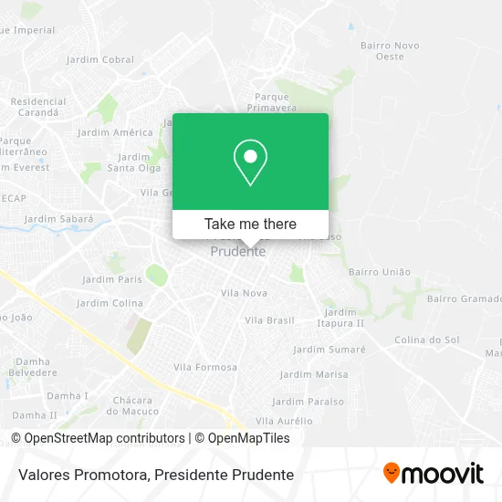 Valores Promotora map