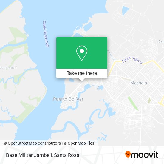 Mapa de Base Militar Jambelí
