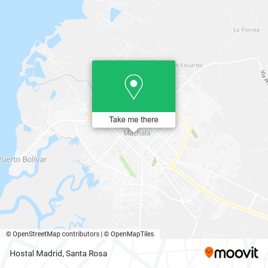 Hostal Madrid map