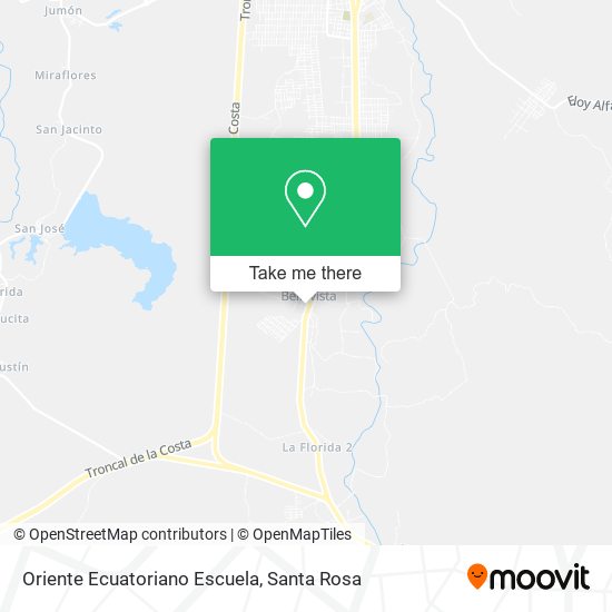 Mapa de Oriente Ecuatoriano Escuela