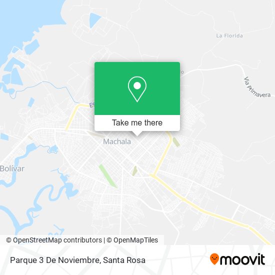 Mapa de Parque 3 De Noviembre