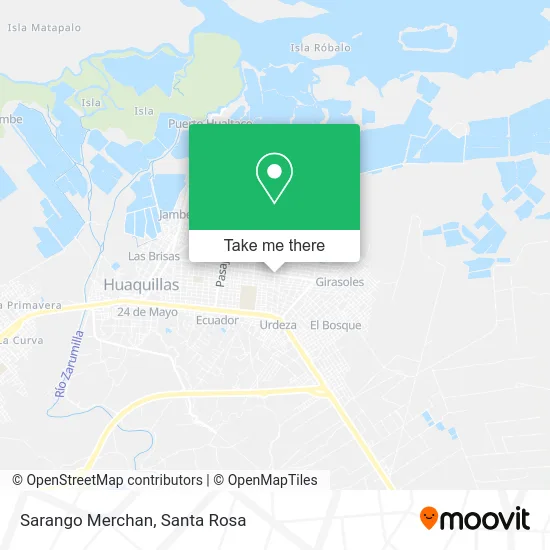 Sarango Merchan map