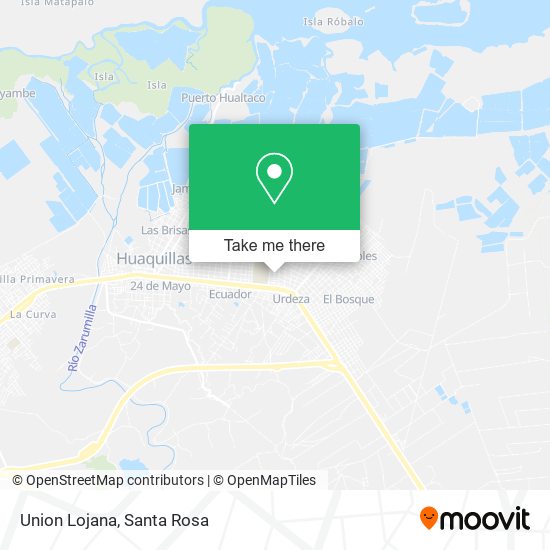 Mapa de Union Lojana