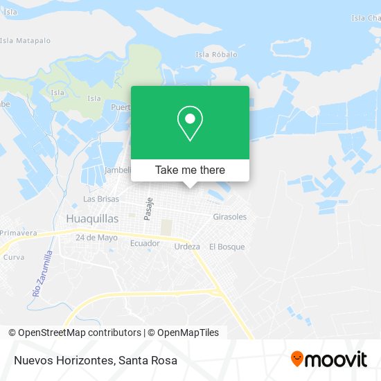 Mapa de Nuevos Horizontes