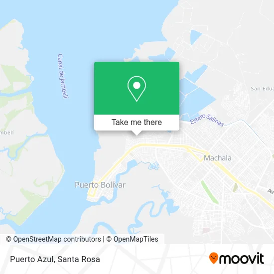 Puerto Azul map