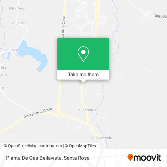 Planta De Gas Bellavista map