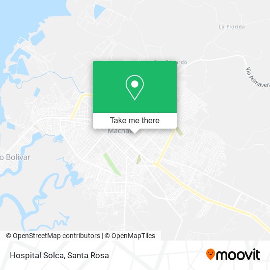 Hospital Solca map