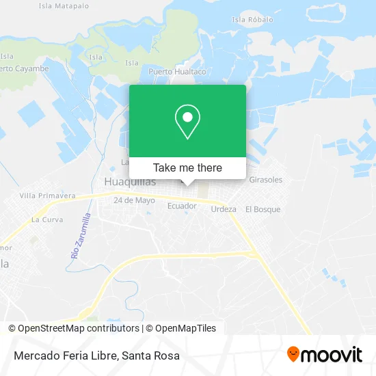 Mercado Feria Libre map