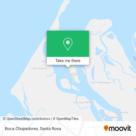 Boca Chupadores map
