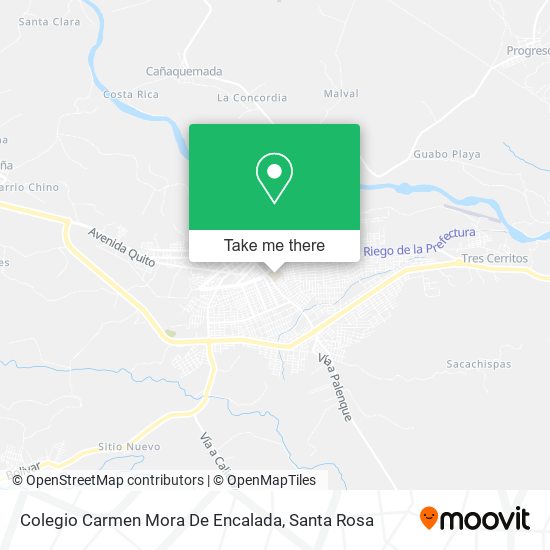 Colegio Carmen Mora De Encalada map