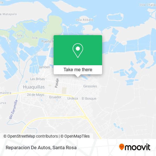 Mapa de Reparacion De Autos