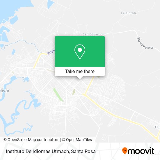 Instituto De Idiomas Utmach map