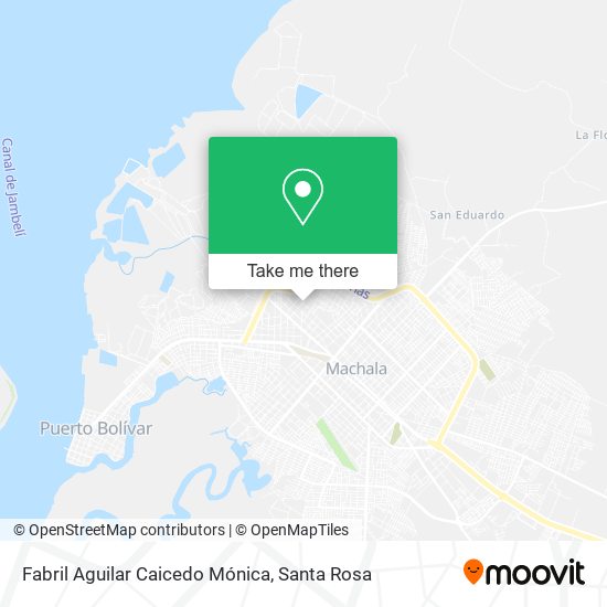 Mapa de Fabril Aguilar Caicedo Mónica