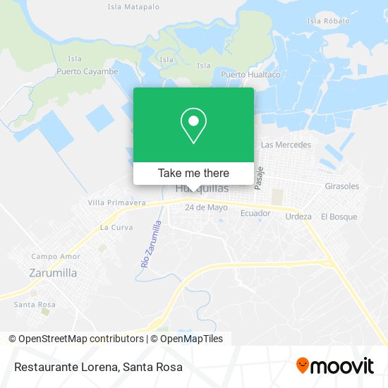 Mapa de Restaurante Lorena