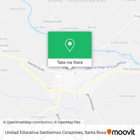 Unidad Educativa Santisimos Corazones map