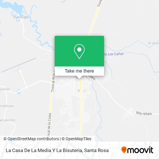 Mapa de La Casa De La Media Y La Bisuteria