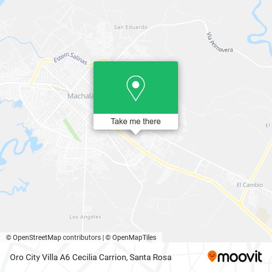 Oro City Villa A6 Cecilia Carrion map