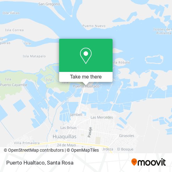 Mapa de Puerto Hualtaco