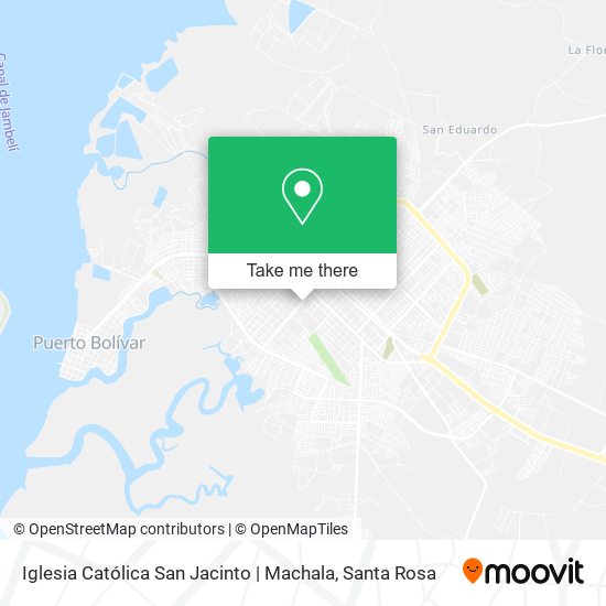 Iglesia Católica San Jacinto | Machala map