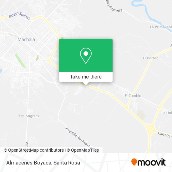 Almacenes Boyacá map