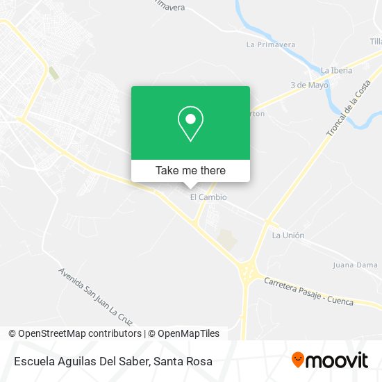 Escuela Aguilas Del Saber map
