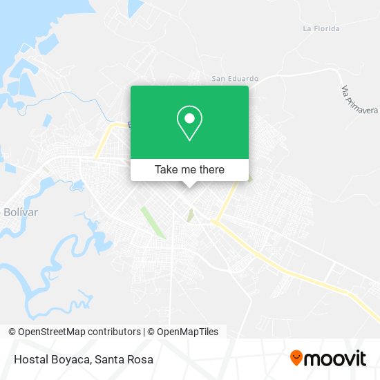 Mapa de Hostal Boyaca