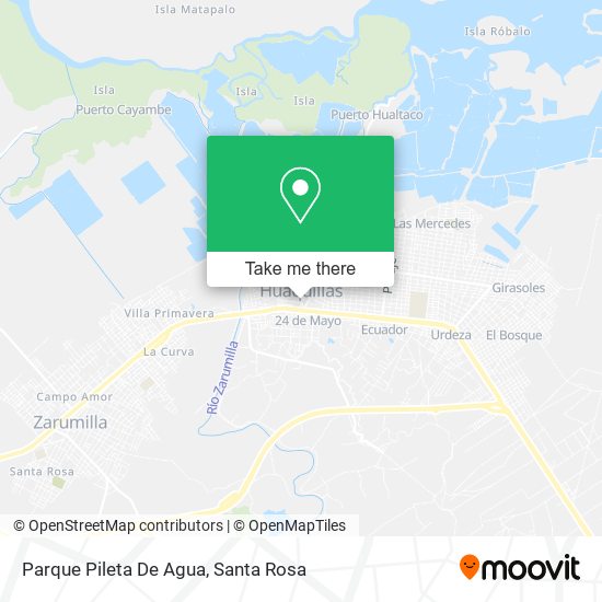 Parque Pileta De Agua map