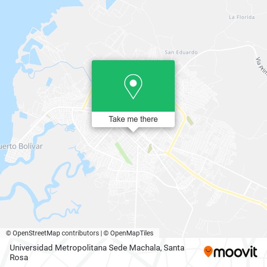 Universidad Metropolitana Sede Machala map