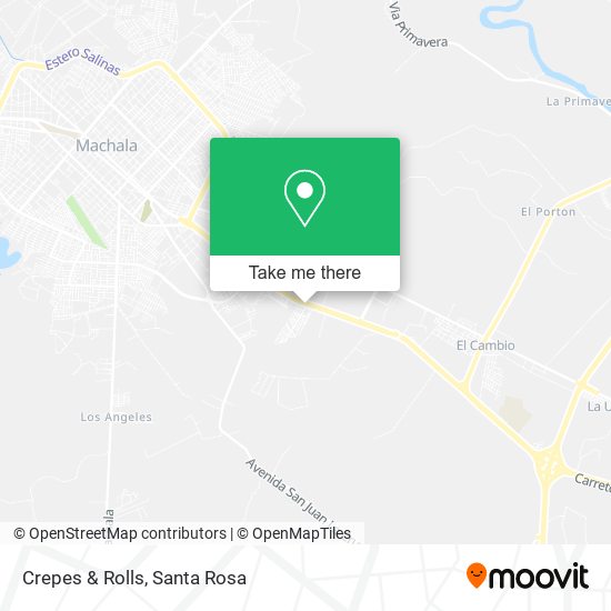 Mapa de Crepes & Rolls