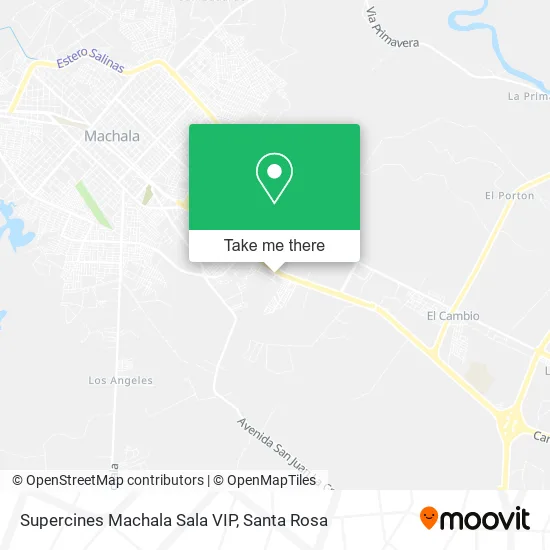 Supercines Machala Sala VIP map