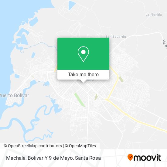 Machala, Bolivar Y 9 de Mayo map