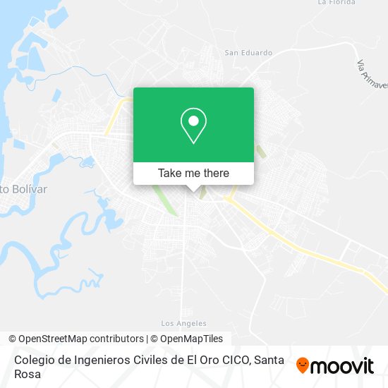 Mapa de Colegio de Ingenieros Civiles de El Oro CICO