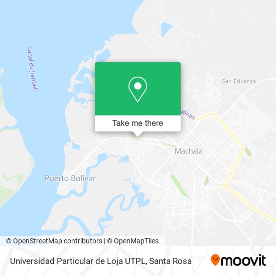 Universidad Particular de Loja UTPL map