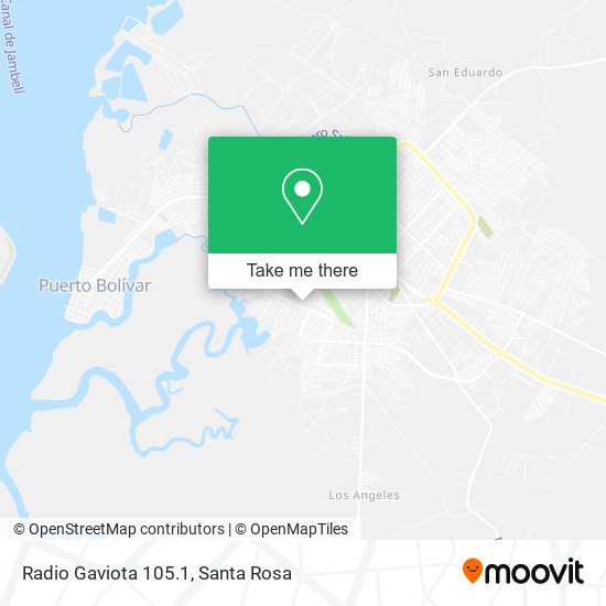 Radio Gaviota 105.1 map