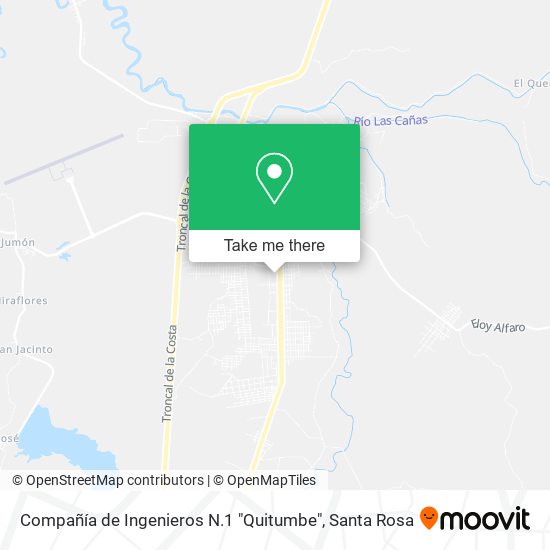 Compañía de Ingenieros N.1 "Quitumbe" map