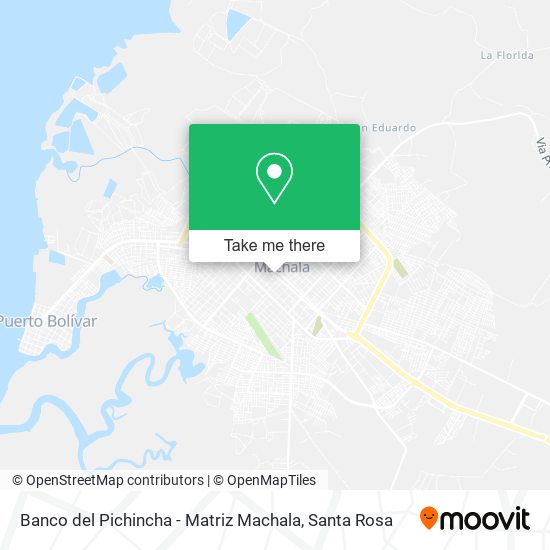 Banco del Pichincha - Matriz Machala map