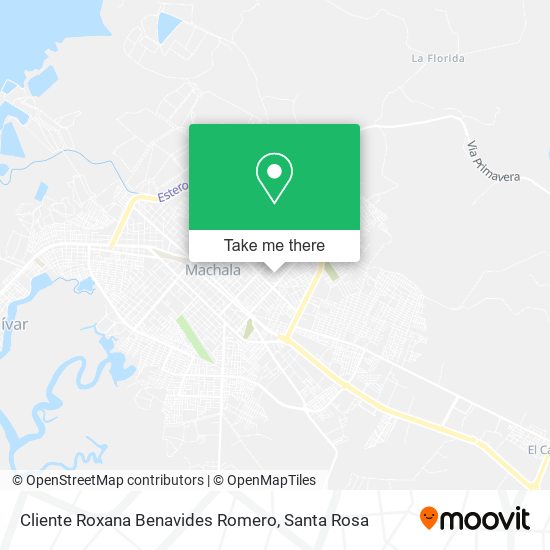 Cliente Roxana Benavides Romero map