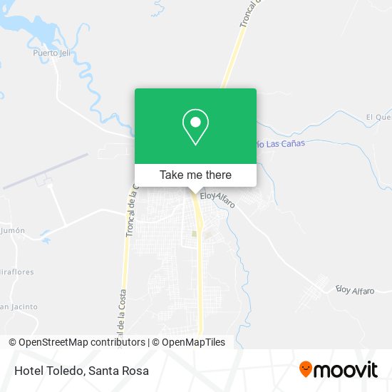 Mapa de Hotel Toledo