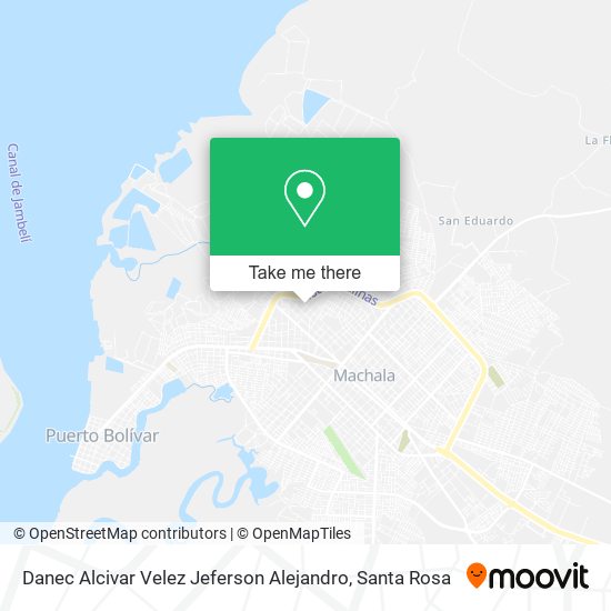 Mapa de Danec Alcivar Velez Jeferson Alejandro