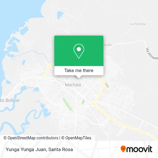 Yunga Yunga Juan map