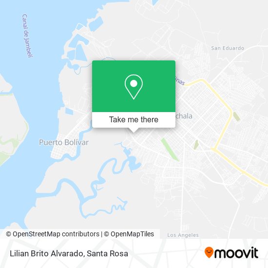 Lilian Brito Alvarado map