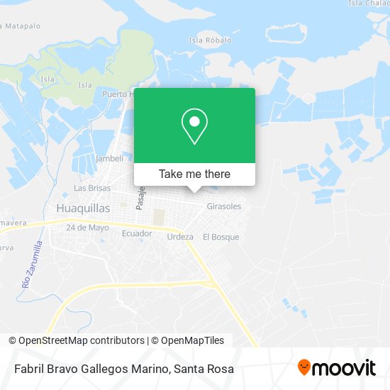 Fabril Bravo Gallegos Marino map