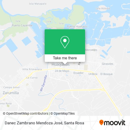 Danec Zambrano Mendoza José map