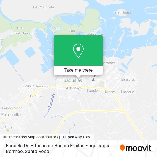 Escuela De Educación Básica  Froilan Suquinagua Bermeo map
